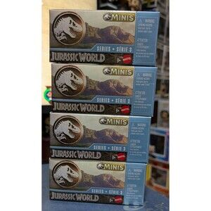 Jurassic World Minis Series 3 Collectible Figure 4 Blind Boxes